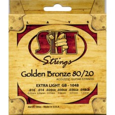 Σετ Χορδές Ακουστικής Κιθάρας SIT GOLDEN BRONZE GB-1048
