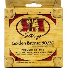Σετ Χορδές Ακουστικής Κιθάρας SIT GOLDEN BRONZE GB-1150