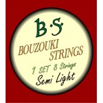 Χορδές για 8 χορδο μπουζούκι ελαφρώς μαλακές Νο 10,5